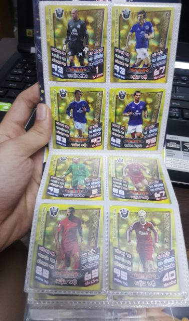 - Thẻ in Match Attax Huyền thoại Ngoại Hạng Anh Poca