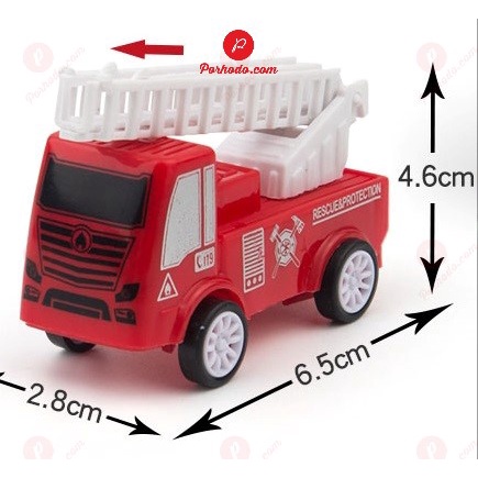 Mô hình ô tô đồ chơi xe cứu hỏa cho bé chất liệu nhựa an toàn, đẹp, sắc sảo KB216107