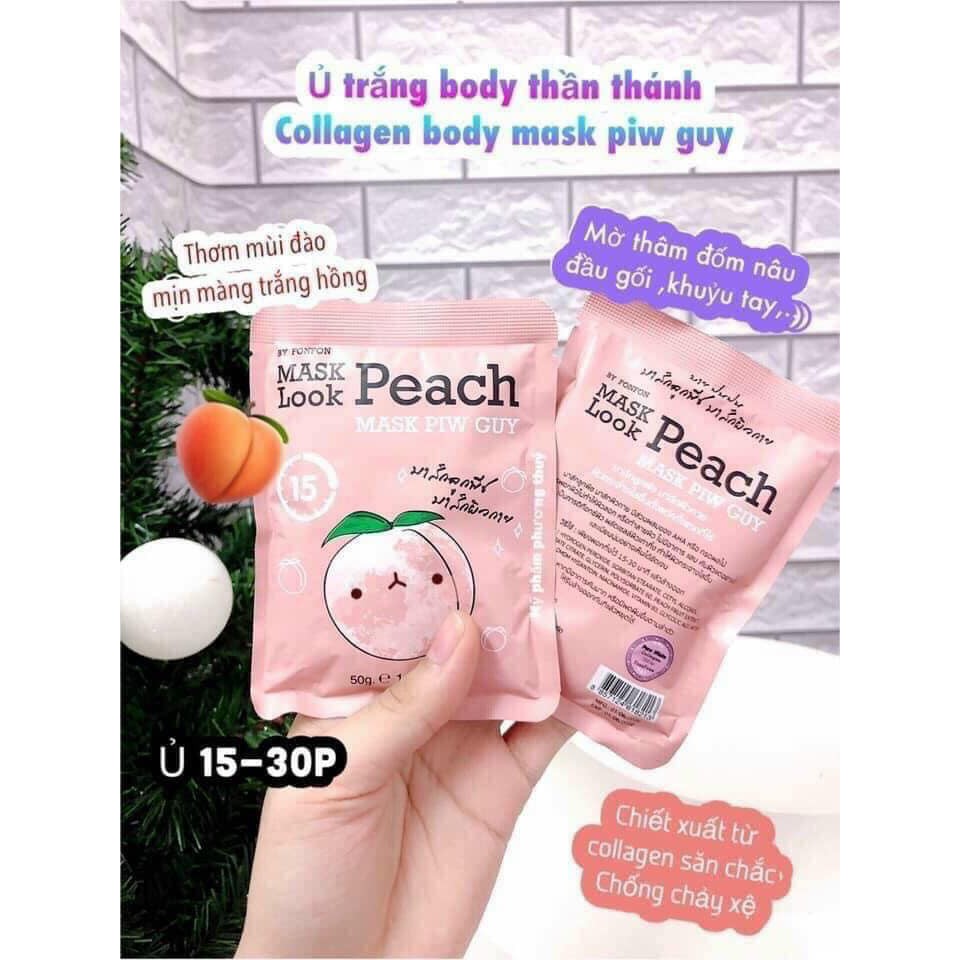 Ủ Trắng Da Body Trái Đào Thái Lan