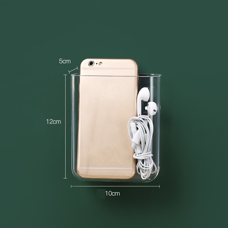 Hộp Đựng Bút / Đồ Dùng Văn Phòng Trong Suốt Gắn Tường Tiện Dụng Cho Gia Đình / Văn Phòng