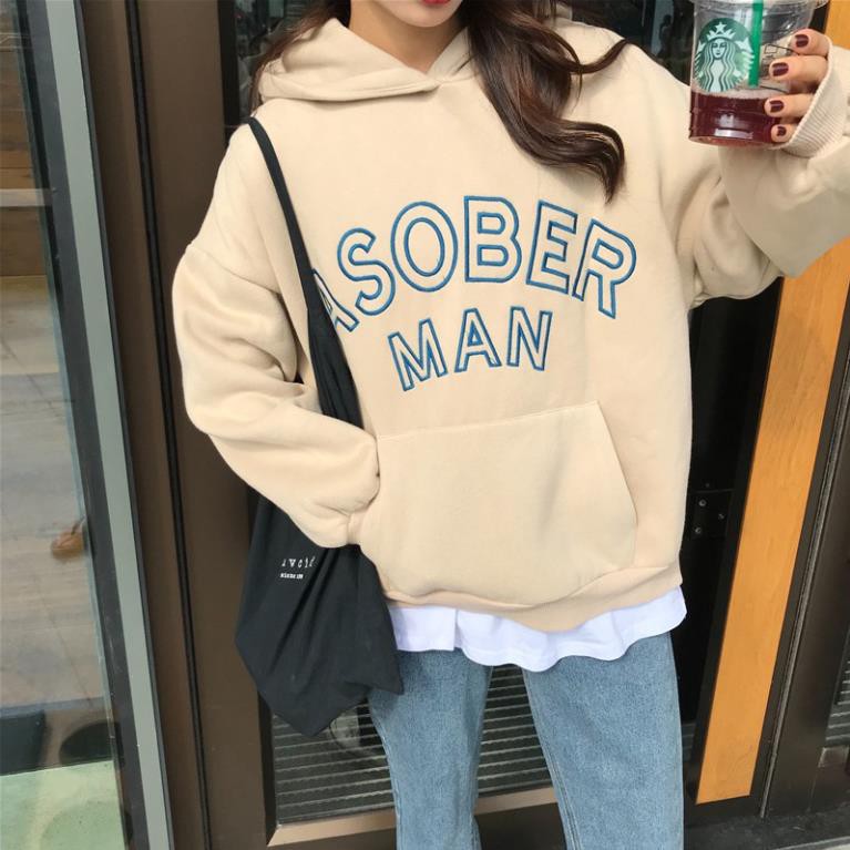 Áo hoodies cao cấp ASOBER MAN nỉ ngoại M059 xẻ 2 tà form khổng lồ | BigBuy360 - bigbuy360.vn