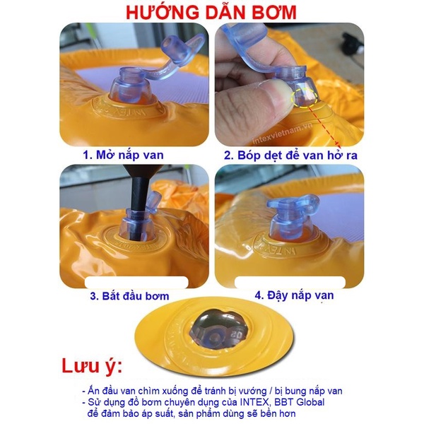 Áo phao bơi bơm hơi cho bé trai bé gái 10-30 kg ( 2--10 tuổi) nhiều màu sắc hình hoạt hình dễ thương bắt mắt