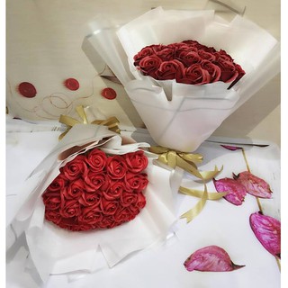 Mẫu bó hoa sáp đẹp nhiều mẫu 25 bông