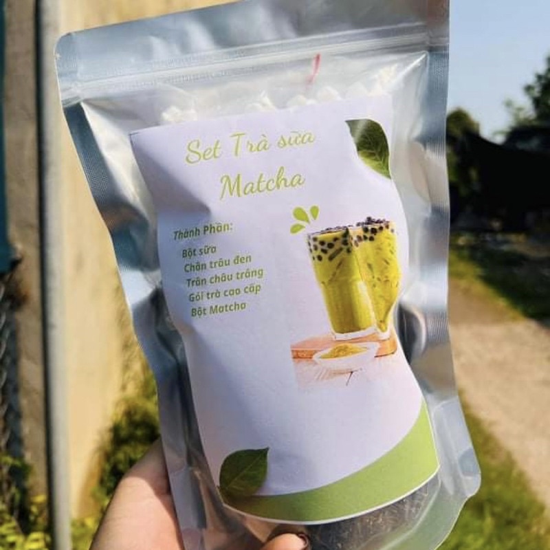 Sét Trà Sữa MatCha Sỉ Nguyên Liệu
