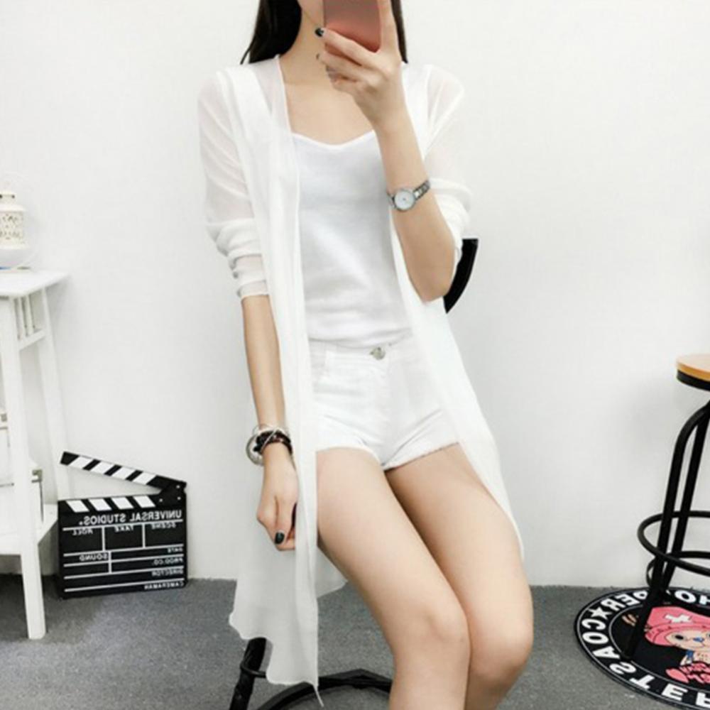 Áo Khoác Cardigan Chiffon Dáng Dài Chống Nắng Thời Trang Mùa Hè Cho Nữ G9N1