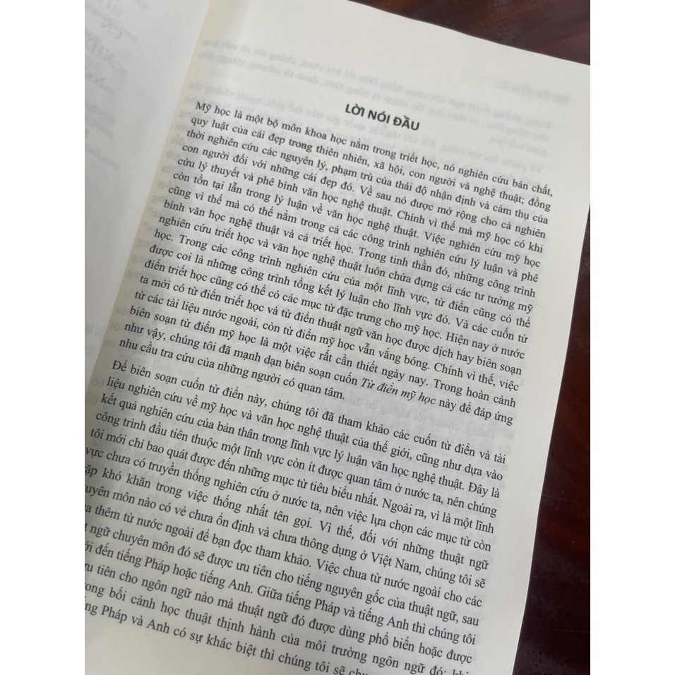 Sách - Từ điển mỹ học – Nguyễn Văn Dân - Tri Thức Trẻ Books - NXB Hội Nhà văn (bìa mềm)