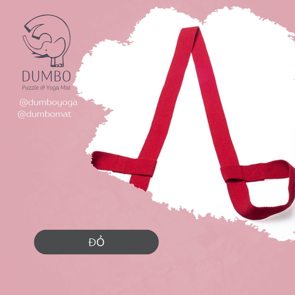 Dây Đeo Thảm Tập Yoga DUMBO MAT Bằng Cotton đa năng
