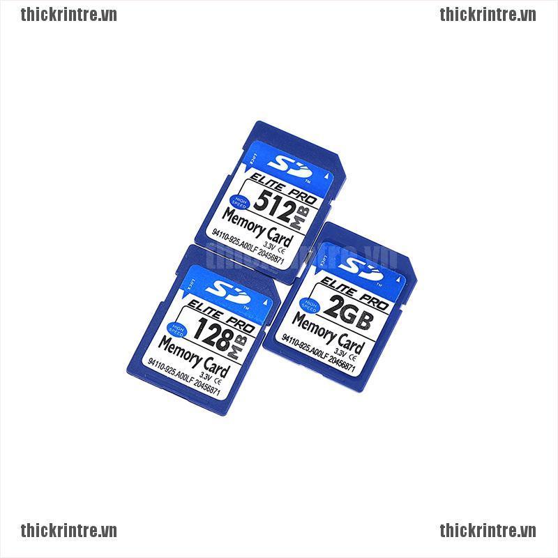 Thẻ nhớ SD kỹ thuật số dung lượng 128MB 256MB 512MB 2GB 4GB