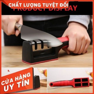 Dụng cụ mài dao kéo INOX đa năng 3 cấp độ MD01. Kích thước: 22x7x6cm. Có tay cầm chắc chắn tiện dụng