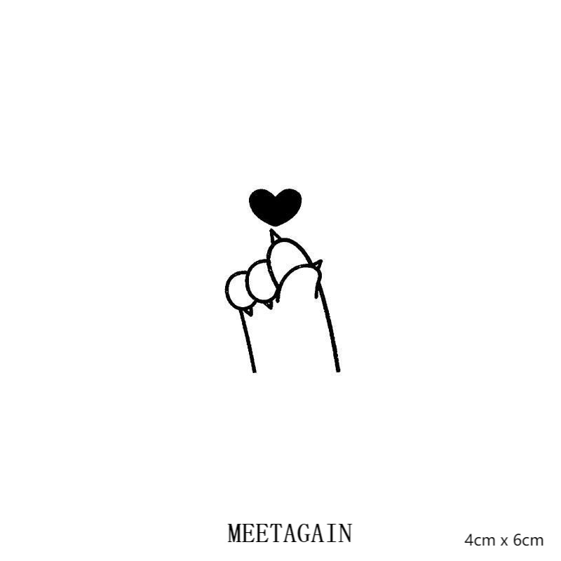 【MEET Magic Tattoo】Hình xăm dán tạm thời chống nước 4cm x 6cm 15 ngày S-023