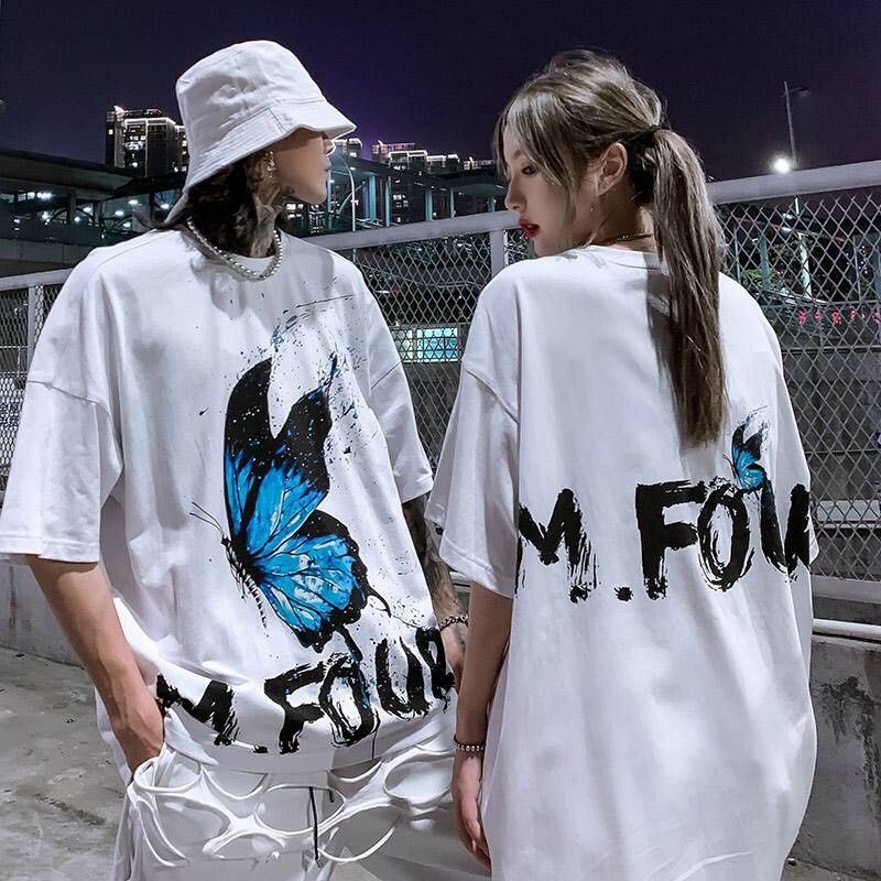 áo thun tay lỡ freesize nam nữ phông rộng unisex ( chọn mẫu trên live ) 114