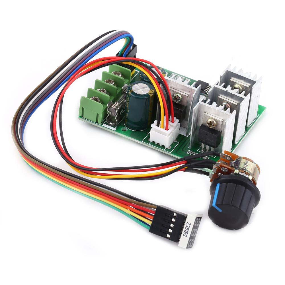 Rria Bảng mạch điều khiển tốc độ động cơ DC 6V-60V 30A 15KHz 75 x 56 28mm