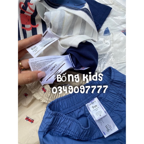 Bộ Hè Polo Bé Trai Cotton C@rters