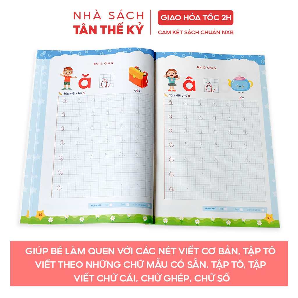 Sách - Bé khởi đầu tập viết giúp bé viết chữ cỡ to theo nhóm từ 4-6 tuổi phiên bản mới