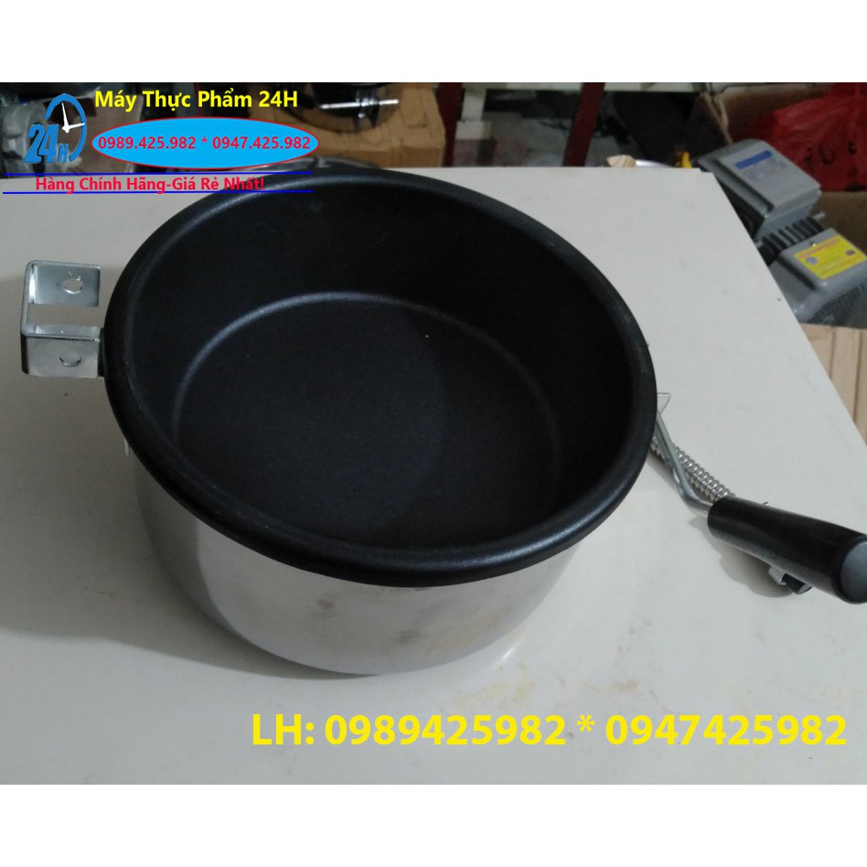 Nồi điện nổ ngô của máy bắp rang bơ điện tủ kính