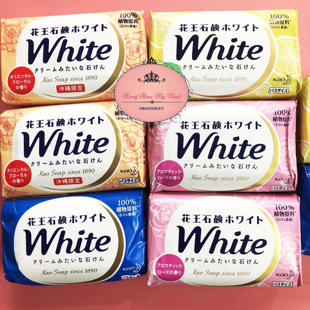 Bánh xà phòng trắng da Kao white Nhật | BigBuy360 - bigbuy360.vn
