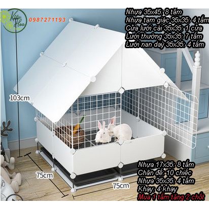 CHUỒNG CHÓ, MÈO, THỎ BÁN THEO TẤM