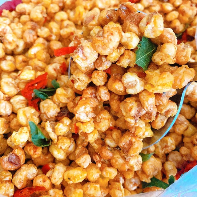 BẮP SẤY GIÒN TỎI ỚT
