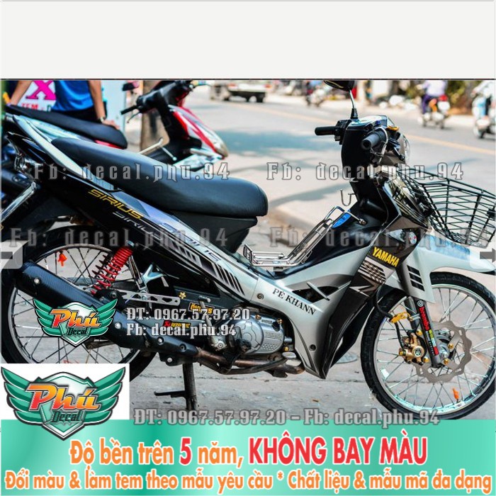 Tem rời Sirius chế đen bạc (P) -1