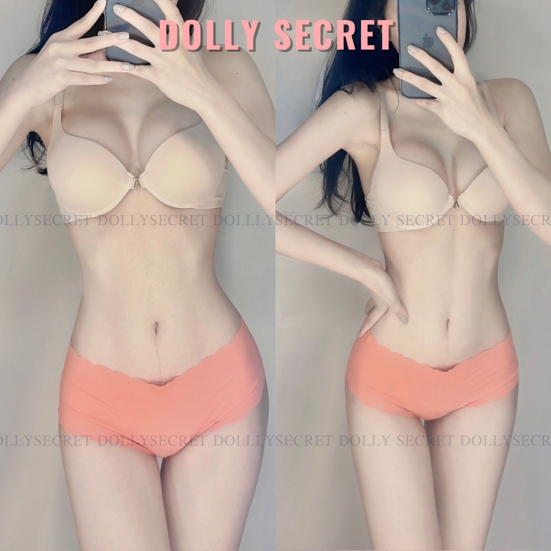 Quần lót nữ đúc su thun lạnh su sóng không viền cao cấp DOLLY SECRET QL003
