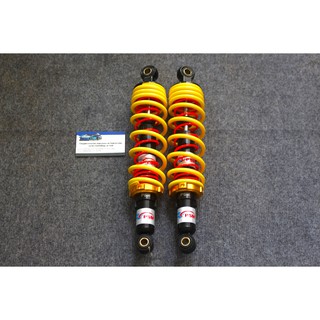 Phuộc 2 lò xo gắn sirius.