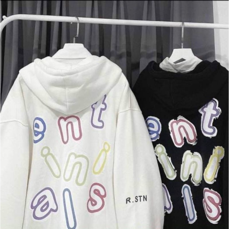 Jacket nỉ ngoại form rộng unisex nam nữ in hình