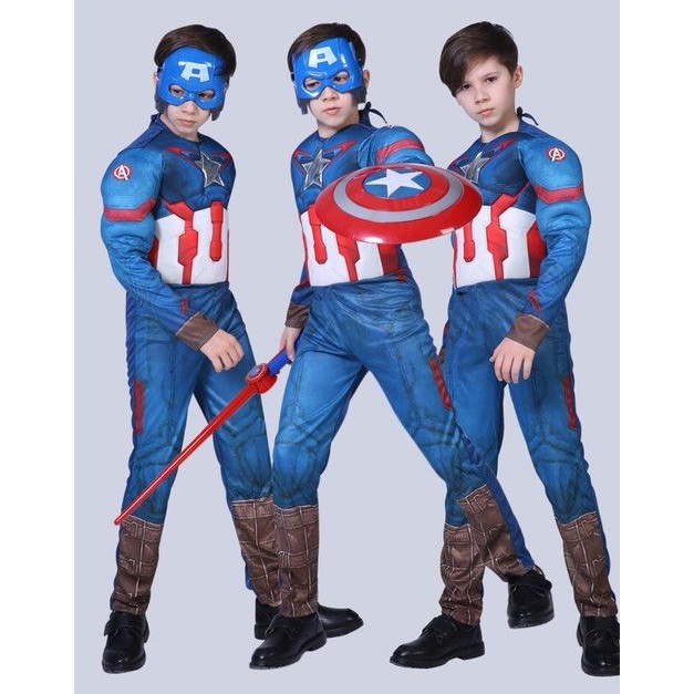 Đồ siêu nhân cho bé trai kèm mặt nạ siêu nhân thiết kế chân thực nhất chỉ có tại HEROKIDS COSPLAY210X