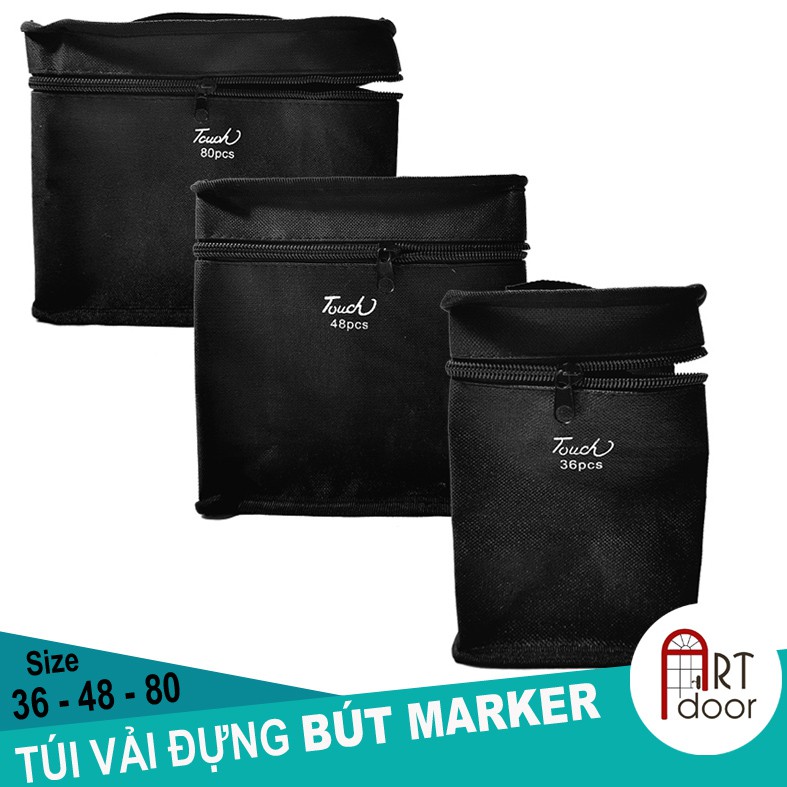 [ARTDOOR] Túi vải rỗng đựng bút marker TOUCH (loại 48 màu)