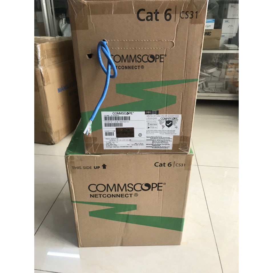 CÁP MẠNG COMMSCOPE CAT-6 UTP hàng chính hãng