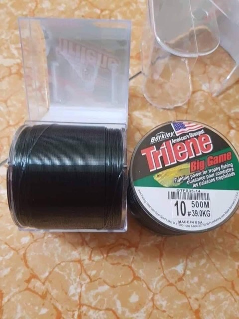 Cước Trilene 500m màu xám khói