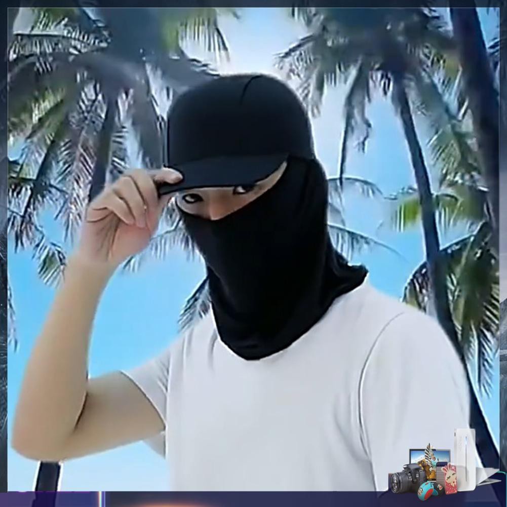 Mũ trùm đầu rộng vành che cổ bằng sợi Viscose thoáng khí nhanh khô chống nắng khí đi xe đạp/câu cá