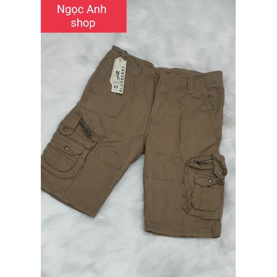 Quần kaki lửng túi hộp nam