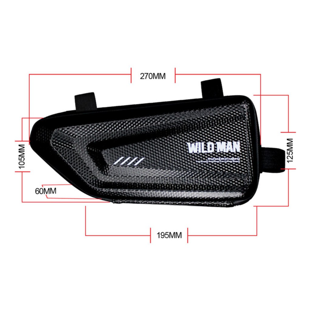 Túi Treo Sườn Xe Đạp Wildman E04