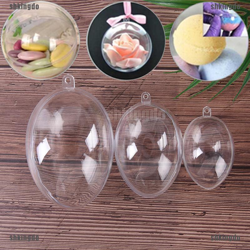 THINH bath bomb moulds - egg, ball, heart, plastic acrylic mold, choose shape &amp; size