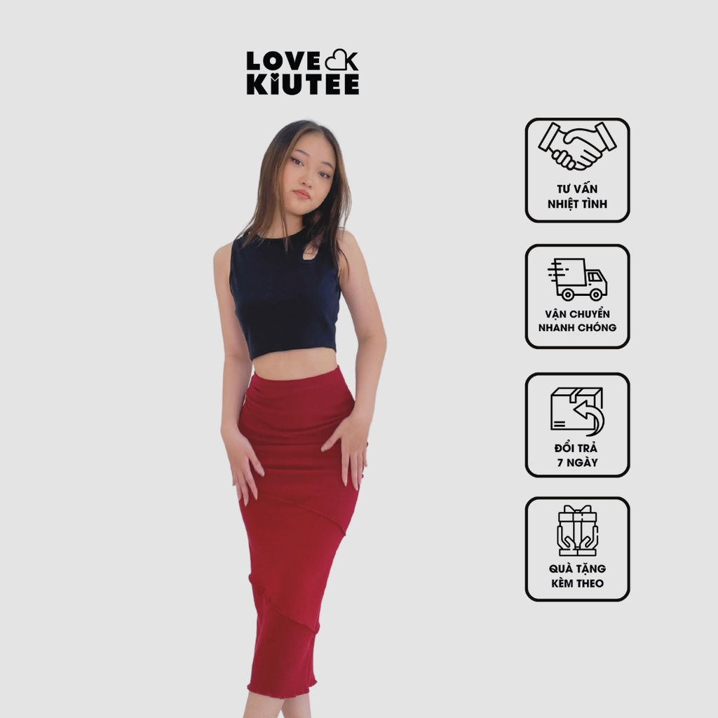 Chân váy ôm dáng dài thiết kế đẹp Victoria Midi Skirt LOVEKIUTEE