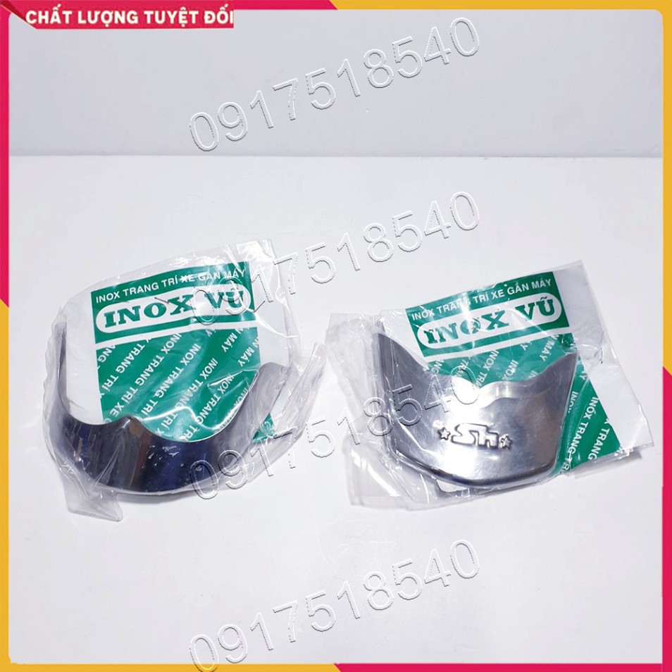 Bộ ốp mỏ dè Inox xe SH mode 2013 - 2019