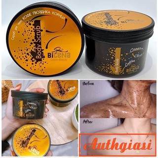 Tẩy Tế Bào Chết Quế Hồi Body Bilena Cosm Beauty Scrub TDC trẻ hóa săn chắc làn da 250g
