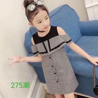 Thanh lý váy thiết kế hở vai cho bé