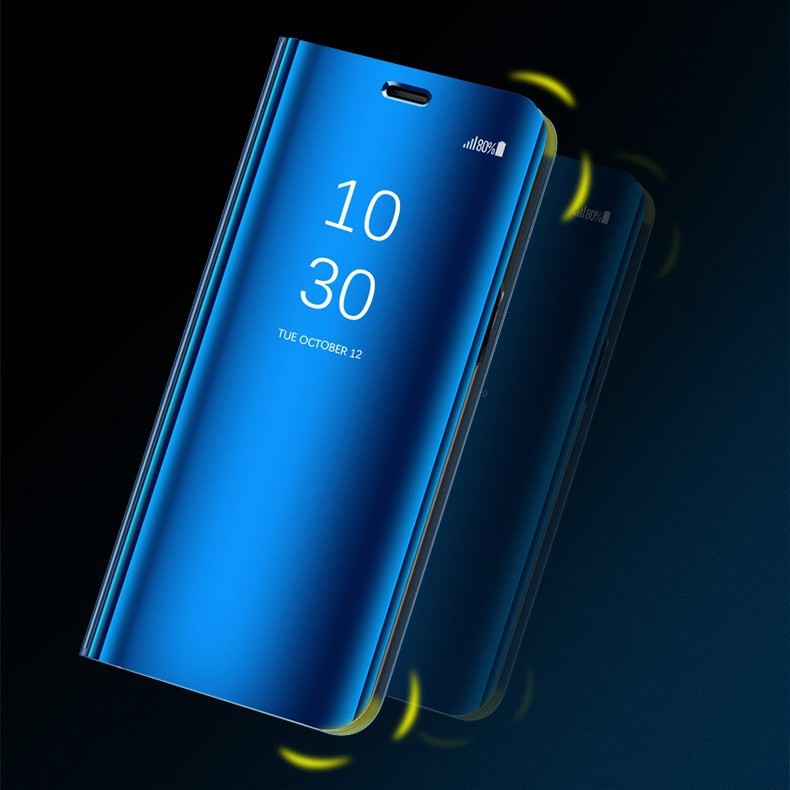 Ốp điện thoại mặt gương nắp lật có chế độ ngủ tự động cho oppo a31 2020 f1s f5 f7 f9 a3s/a5 a83