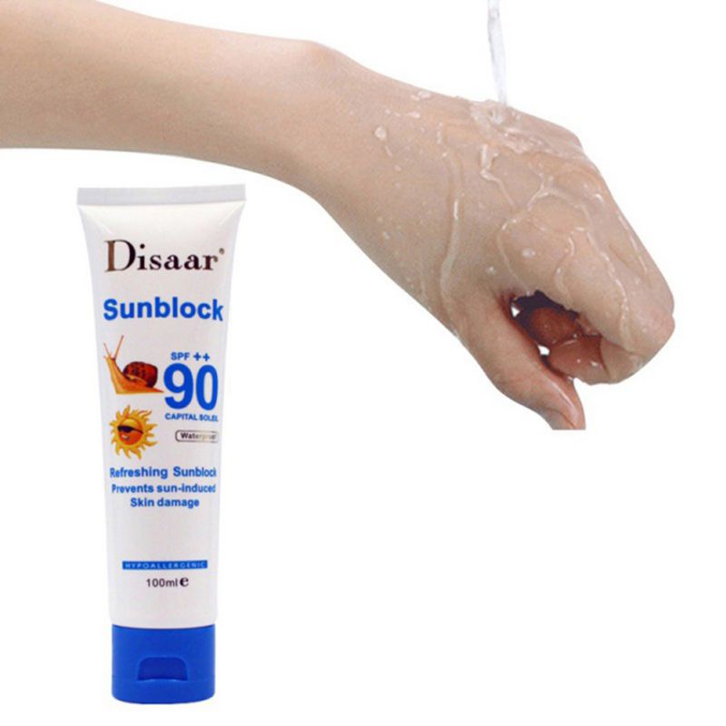 Kem Chống Nắng Ốc Sên SPF90PA++ Kháng Nước Và Mồ Hôi Bảo Vệ Da 100g