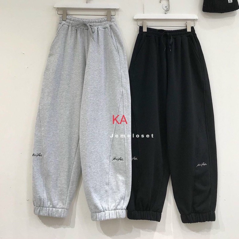 Quần bom nỉ UNISEX ⚡️FREESHIP EXTRA⚡️video ảnh thật cuối