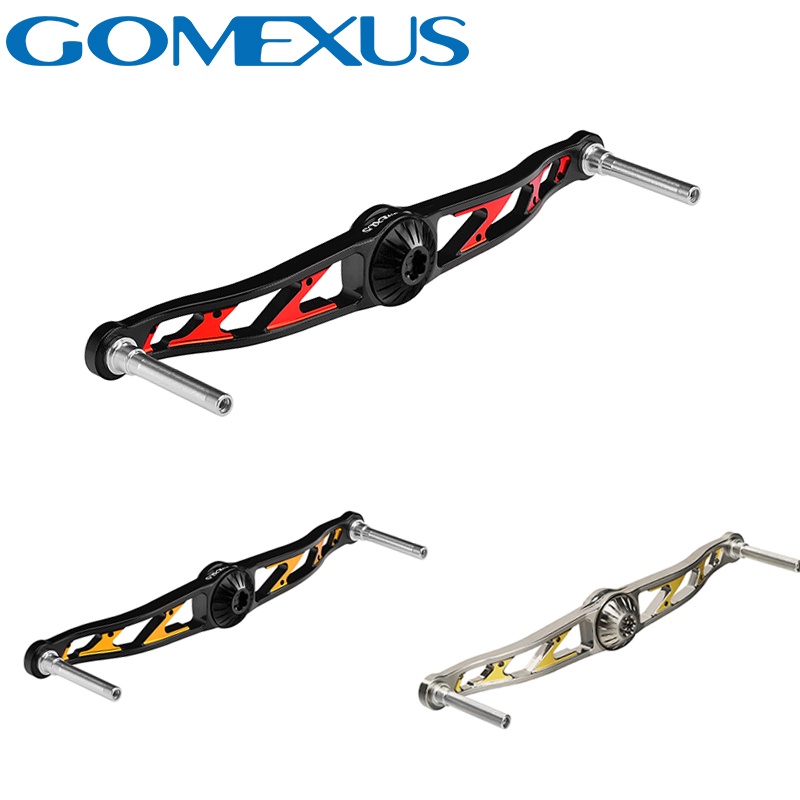 Tay quay GOMEXUS 90-100mm hai đầu không cần điều khiển USDH thiết kế thích hợp cho máy câu cá Shimano Daiwa BFS