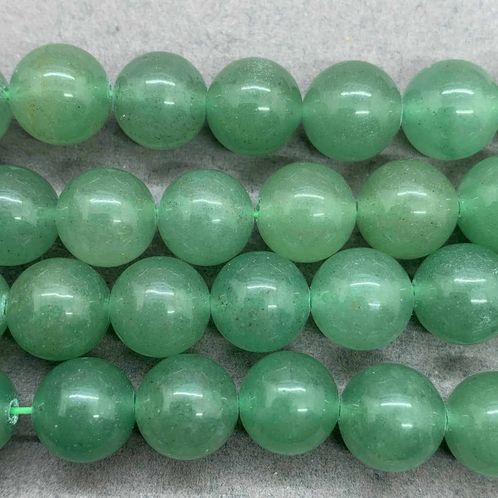 Chuỗi Hạt Đá Sa Thạch Anh Xanh 4-14mm Tự Làm Vòng Tay