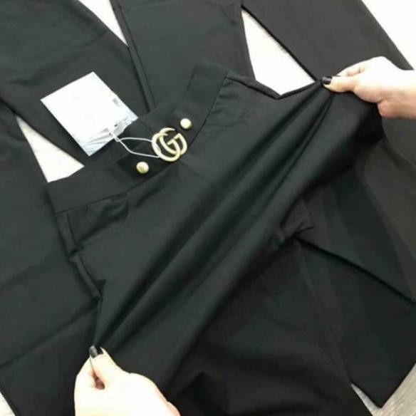 [Rẻ Vô Địch] Quần Tregging cạp chữ sang chảnh