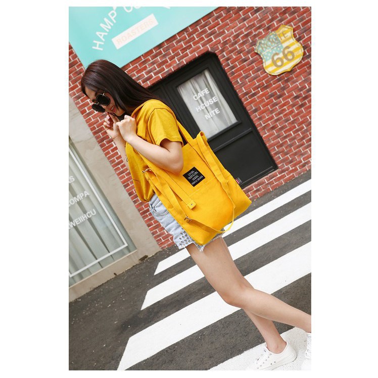 Túi tote vải Living phong cách ulzzang Hàn Quốc TX88