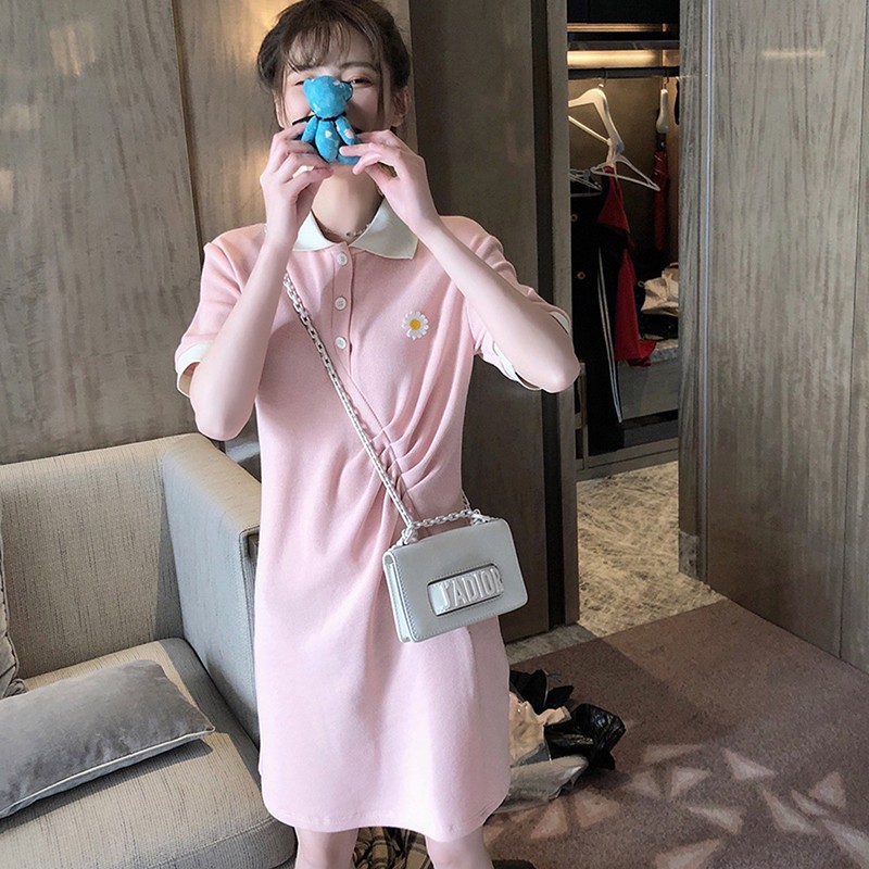 Đầm Dáng Ôm Xếp Ly Chiết Eo Dễ Thương Xinh Xắn Dành Cho Nữ | BigBuy360 - bigbuy360.vn