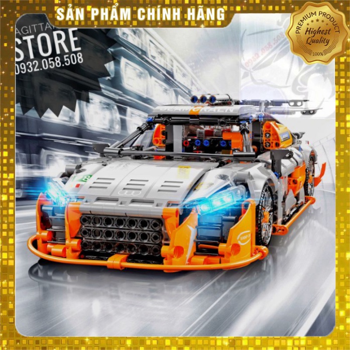 Lego Kbox 10215 Lắp Ráp Siêu Xe Audi R8 V10 1:14 ( 1435 Mảnh ) [ Hàng Có Sẵn ]