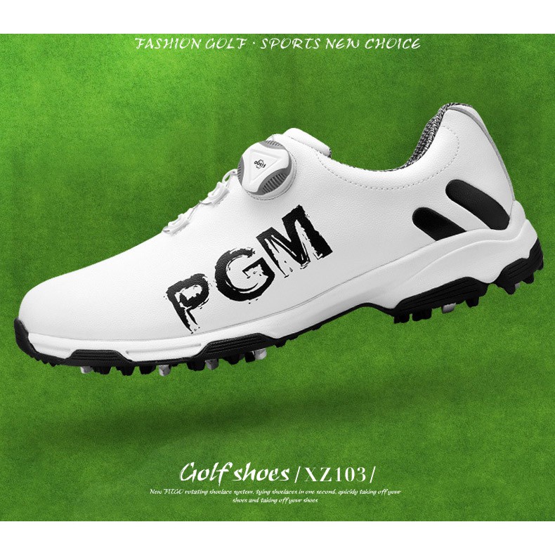 Giầy GOLF nam chống nước, có đế xoay đinh tán chống trượt
