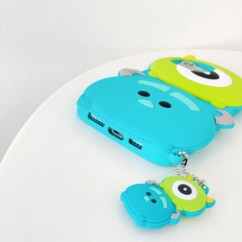 Ốp điện thoại silicon mềm hình Sulley hoạt hình thích hợp cho iPhone 12 pro max 11 pro max xs max xr x 7 8 plus 7 plus
