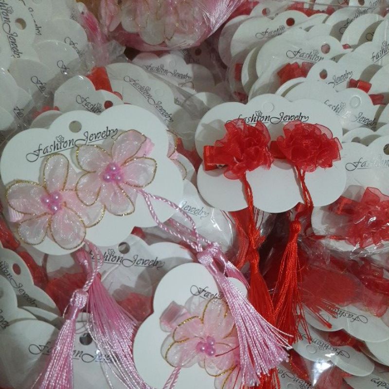 Set 2 kẹp tóc cổ trang phong cách truyền thống, phụ kiện cài áo dài cho bé yêu diện tết, hóa trang